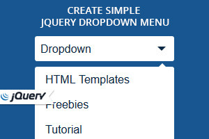 Jquery Dropdown menu