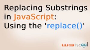 replace method javascript